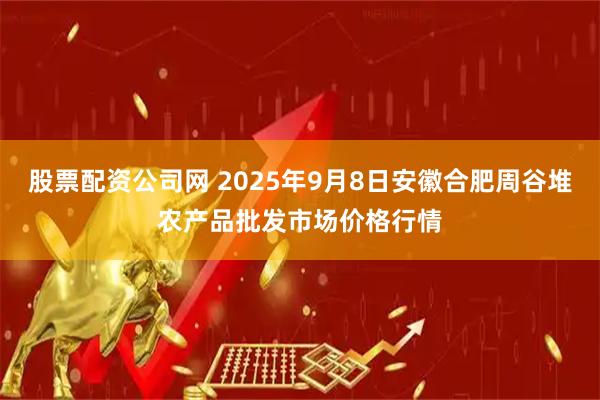 股票配资公司网 2025年9月8日安徽合肥周谷堆农产品批发市场价格行情